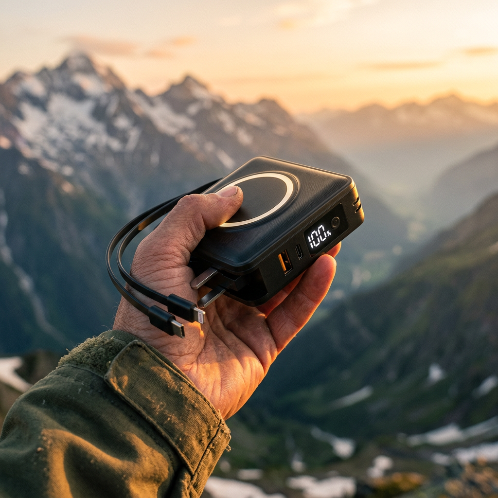 KAMTIVO™ Global Ultra: 15,000mAh 5-in-1 Travel Power Bank