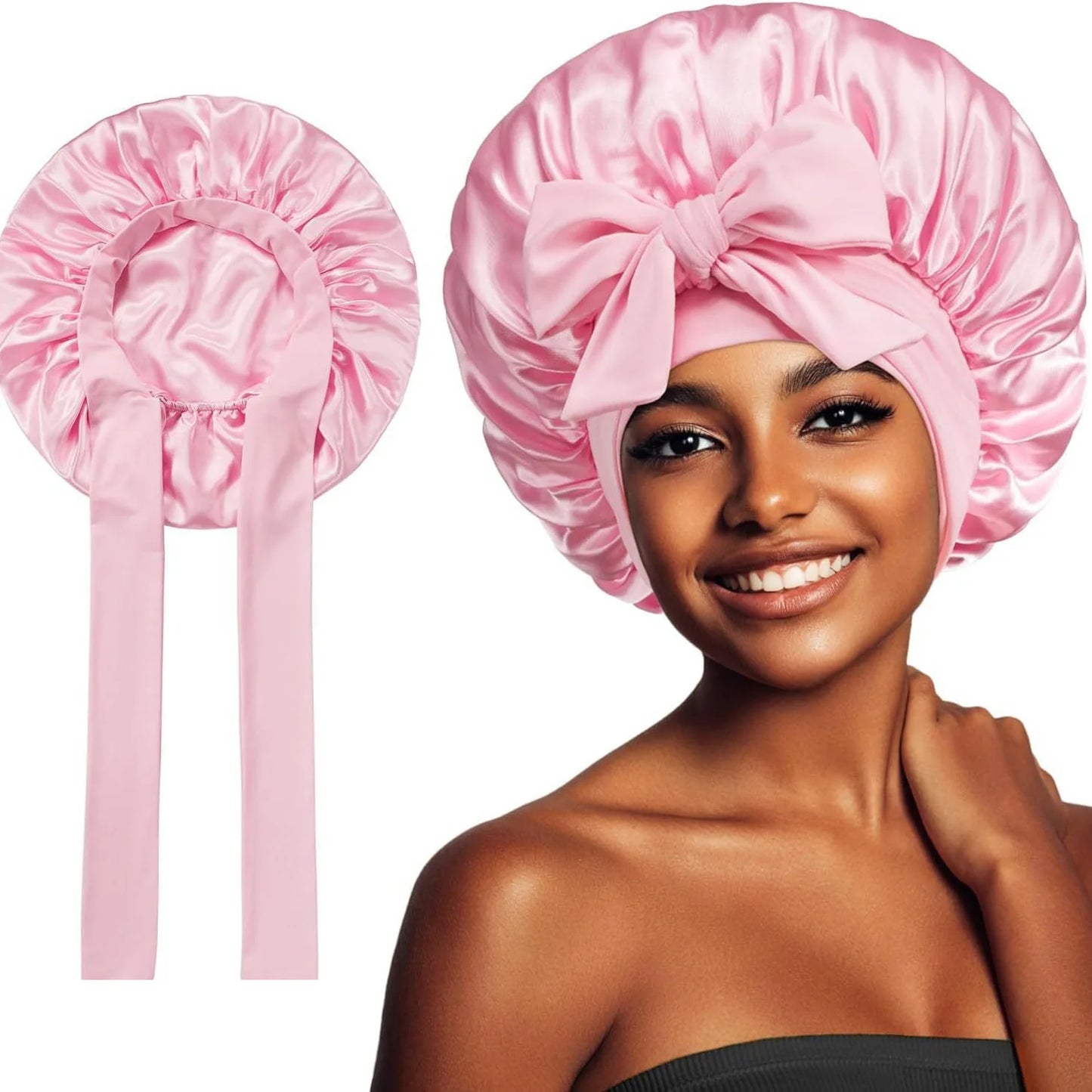 Silky Sleep Satin Hair Bonnet